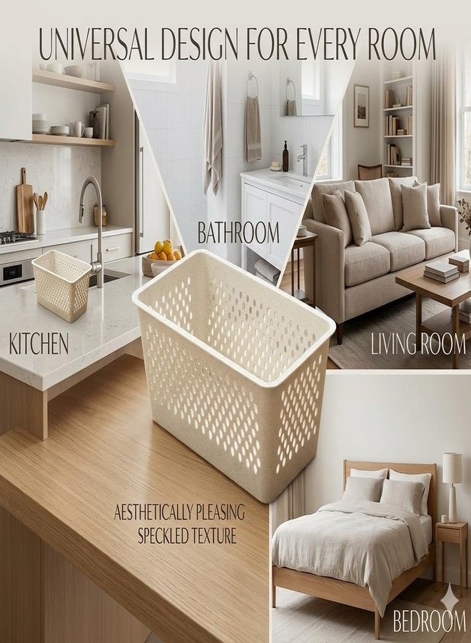 INABOX سلة تخزين وتنظيم من قش القمح من إنابوكس، بيج، تصميم أسترالي (صغيرة) - Image 3