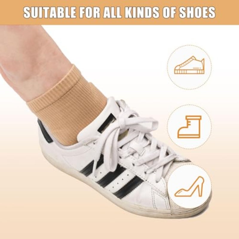 2 Pairs Toe Pads Upgraded, Breathable Big and Little Toes Bunion Relief Pads Sleeve, Comfortable Toe Wraps Elastic Foot Protector Corrector Guards Socks For Day And Night Relief Men Women L - Image 4