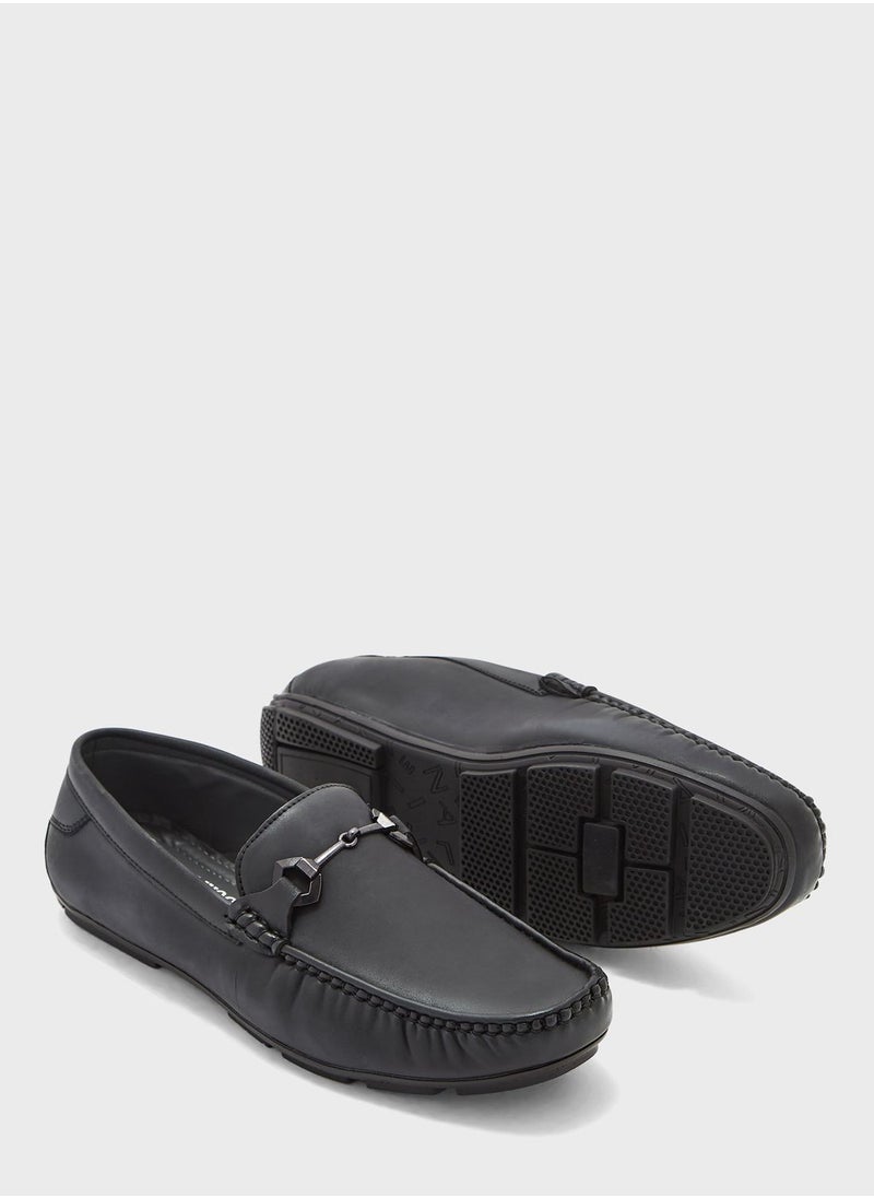 Robert Wood - Trim Detail Casual Loafers - Image 1