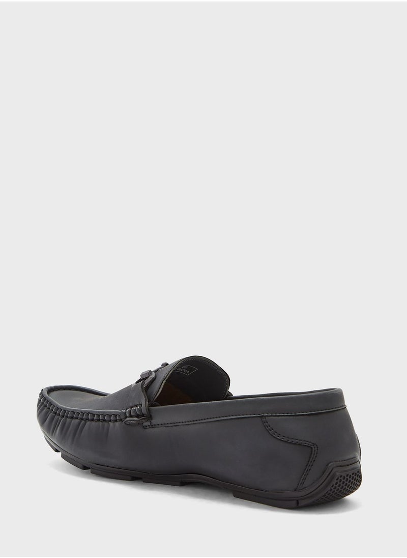 Robert Wood - Trim Detail Casual Loafers - Image 1