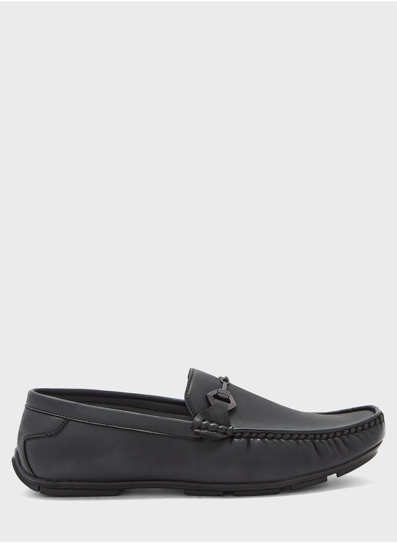 Robert Wood - Trim Detail Casual Loafers - Image 1