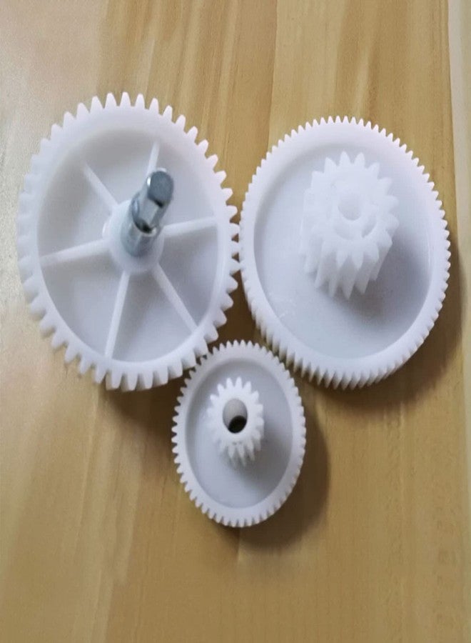 JAGTRADE Meat Grinder 3Pcs Meat Grinder Plastic Gears Sausage Stuffer Replacement Spare Parts - Image 3
