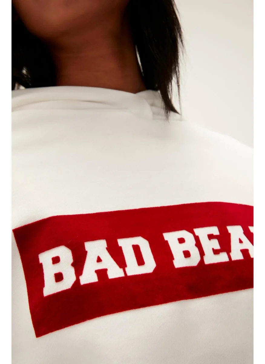 Bad Bear Sweatshirt Sweatshirt Sweatshirt Flog Hoodie Off-White