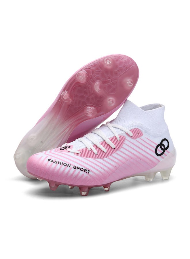X806 Long Nail Powder Children's Football Shoes Men's Teenagers Broken Nails Sports Training Shoes Club Game Indoor And Outdoor Football Shoes
