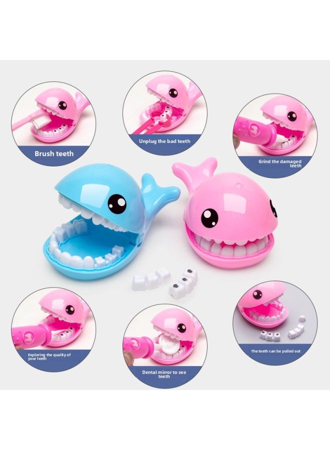 Kids Doctor Toy Set Girls Role Play Ambulance Play House Stethoscope Dentist Tools Medical Kit-Color:Blue Ambulance Set Of 36 - Image 5