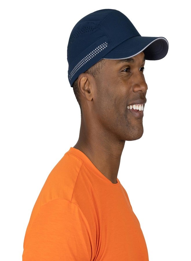 TrailHeads Mens Running Hat - Recycled Running Caps for Men - Athletic Hat for Sports, Tennis, Golf, Pickleball, Gym - Navy - Image 1