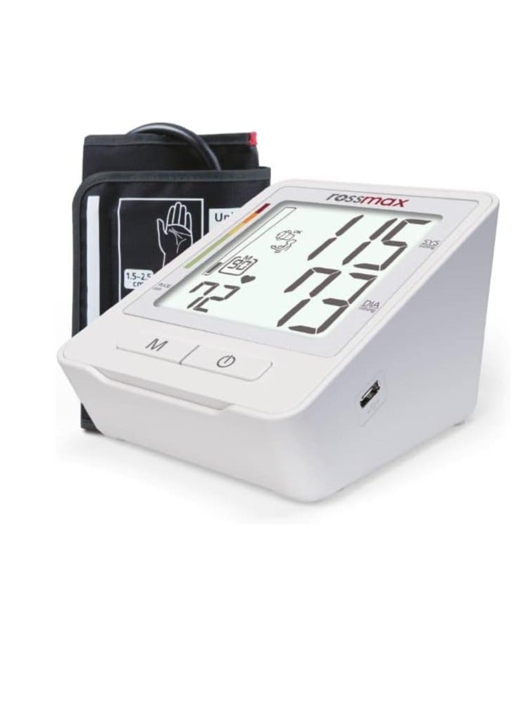 Rossmax Automatic Upper Arm Blood Pressure Monitor - USB Powered - Accurate & Easy to Use - Image 1