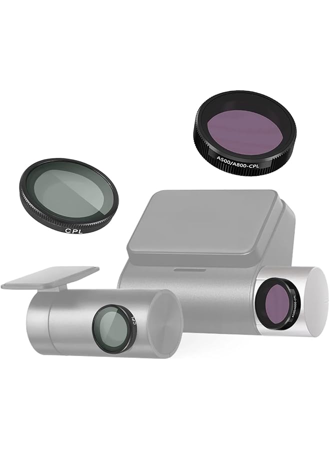 Generic Cpl Filter Lens For 70Mai Dash Cam A800S/A500S/A510/A200/Lite2 D10/Lite D08 - Anti-Glare Circular Polarizer, Enhanced Night Vision & Reduced Reflections (For A500S/A800S Cpl+Rc06 Cpl) - Image 1