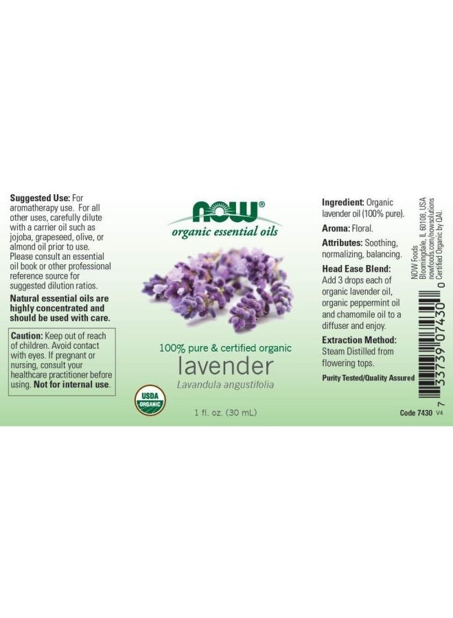 Organic Lavender Essential Oil 30ml - Image 2