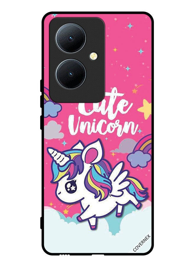 Covernex Protective Case Cover For Vivo Y78+ 5G Cute Unicorn - Image 1