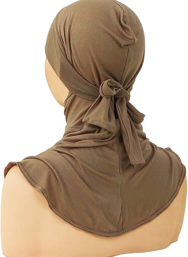 SYNSYB Solid Women's Muslin Hijab Sport Head Scarf Plain Under Scarf Muslimah Turban Cap Scarf Ramadan Accessory - Image 5