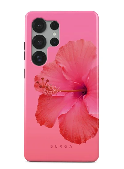 BURGA Samsung Galaxy S25 Ultra Mobile Phone Case Hybrid 2 Layer Hard Shell Silicone Protective Case, Scratch Resistant Shockproof Cover,Island GirL