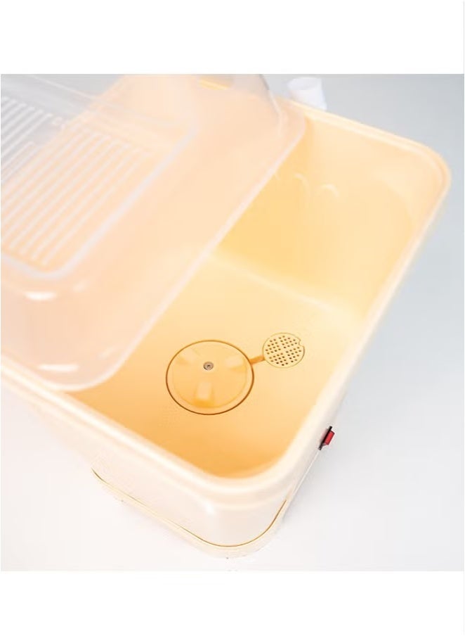 BASIC 1.2 Kg Top Load Small Washer & Electric Spinner - Stylish and Modern Look - Beige - BW-555KN - Image 3