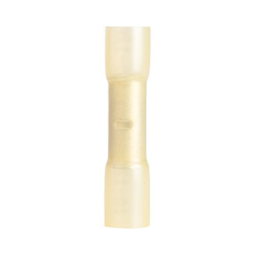 Gardner Bender AMT-127 Xtreme Environment Butt Splice Terminal, Heat-Shrink Insulation, 12-10 Wire Gauge (AWG), 25 Pk., Yellow - Image 1