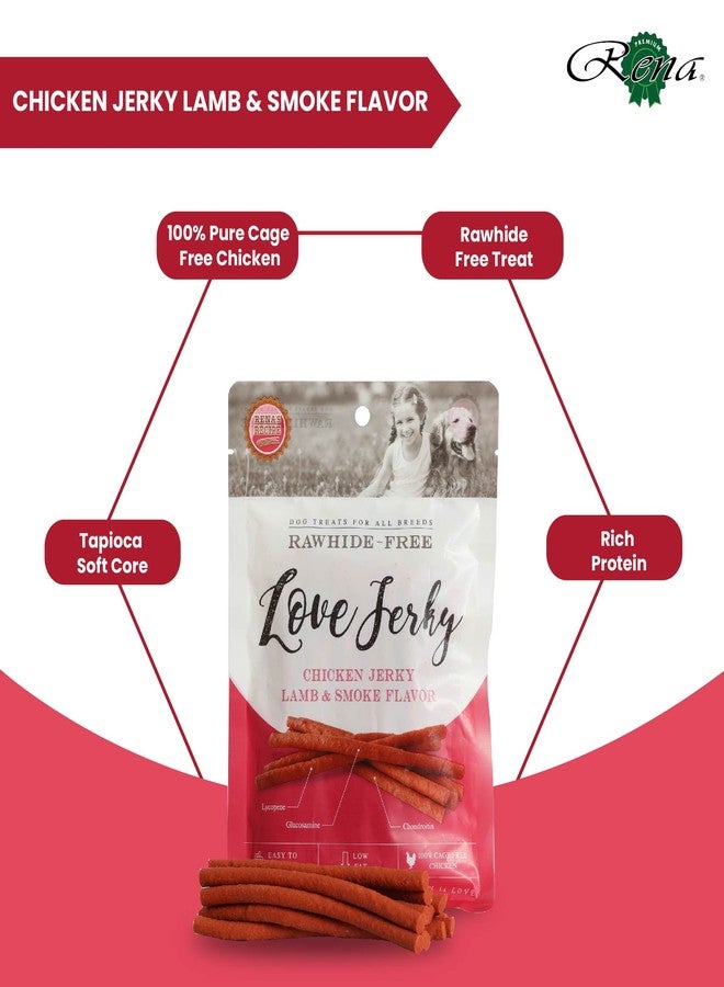 Dogaholic Combo of: - Dogaholic Max Chicken Bacon Strips BBQ Treats for Dog,130 gm with Love Jerky Lamb and Smoke Dog Treats - 120g - Image 5