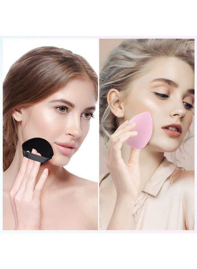 SUNISA 6 Pieces Powder Puff Soft Face Triangle Makeup Puff For Loose Powder Body Cosmetic Foundation Sponges Beauty Blender Makeup Tool Multicolors - Image 5