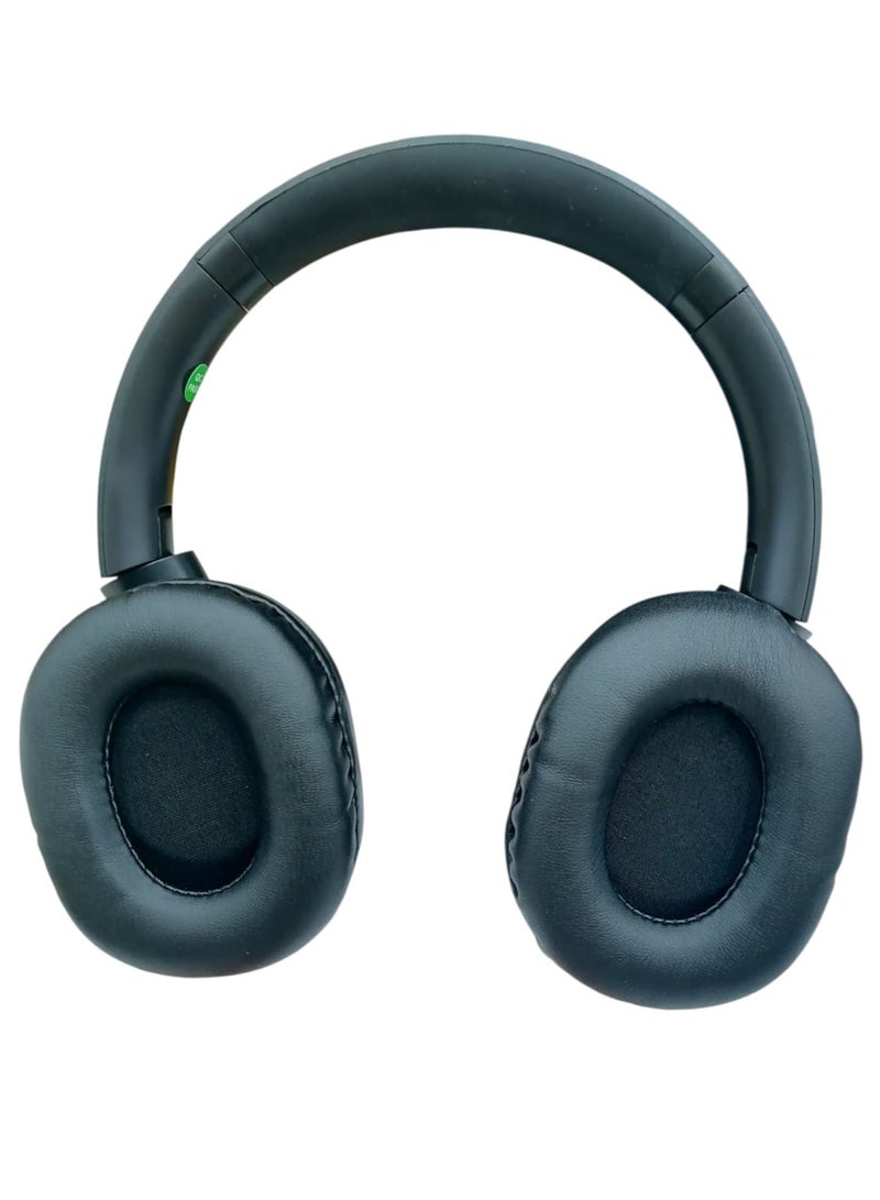 Denx Wireless Bluetooth Headphone – Explosive X-Bass, 15H Playback, 300mAh Battery, for Music, Gaming, Movies, Android & iOS Compatible Black  - Image 2