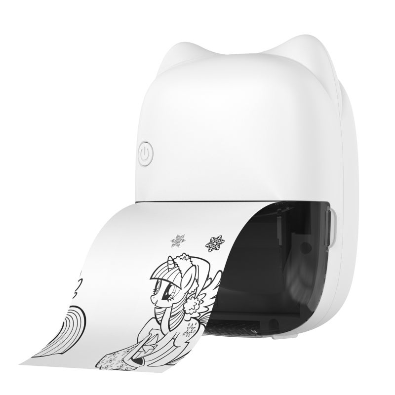 Mini Pocket Printer: 200 DPI Wireless BT, All-in-One Versatile Function, 1200mAh Rechargeable Thermal Printer for Home, Office, Students, Travelers - Image 4