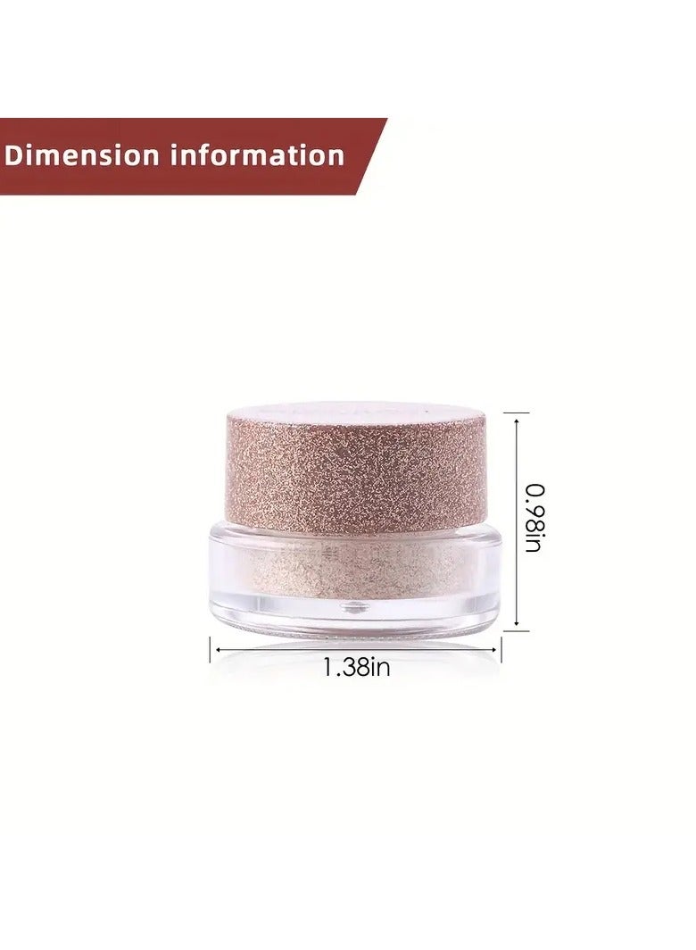 Miss Rose Highlighting Eyeshadow Powder with Shimmer and Pearly Texture - Enhance Your Eye Makeup Look - Image 2