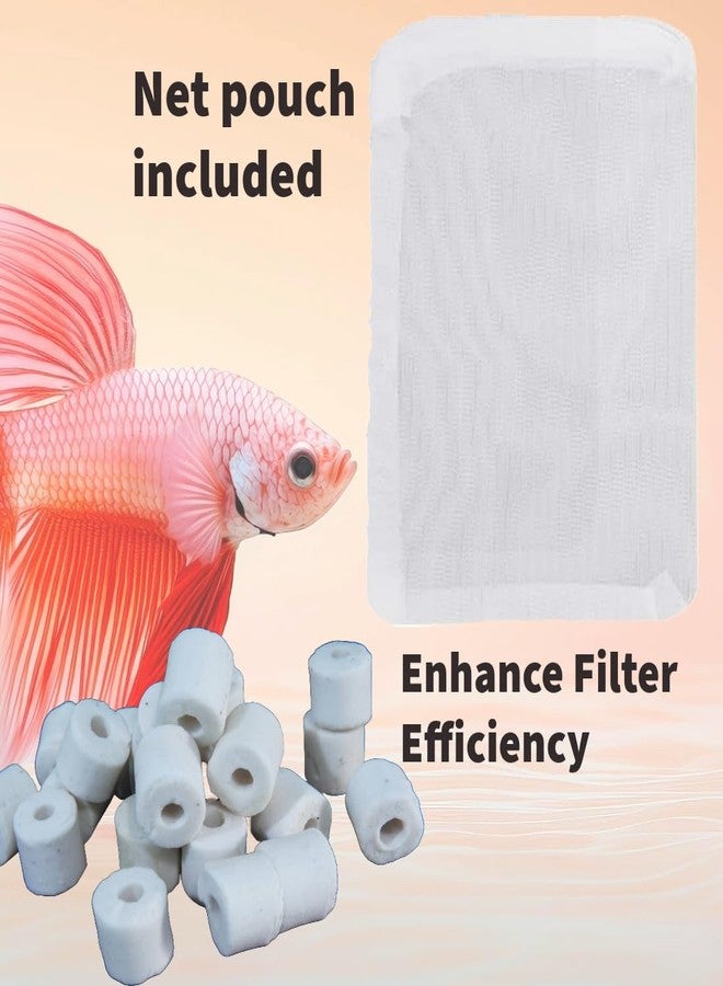 Scroll Store Ceramic Ring for Aquarium Filter Media with net Pouch (1 Kg) - Image 3