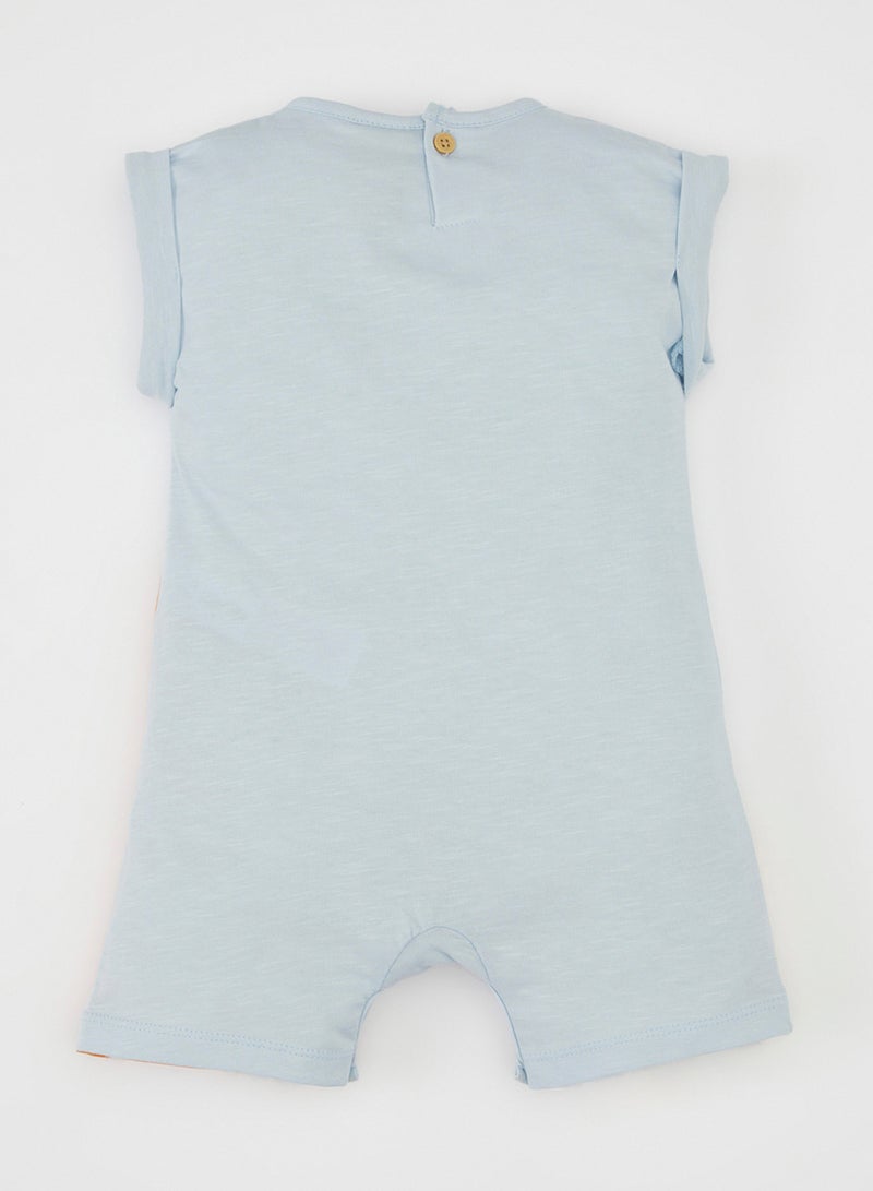 ديفاكتو رومبر قطن بدون أكمام بطبعة زرافة لهيب للمواليد - Image 2