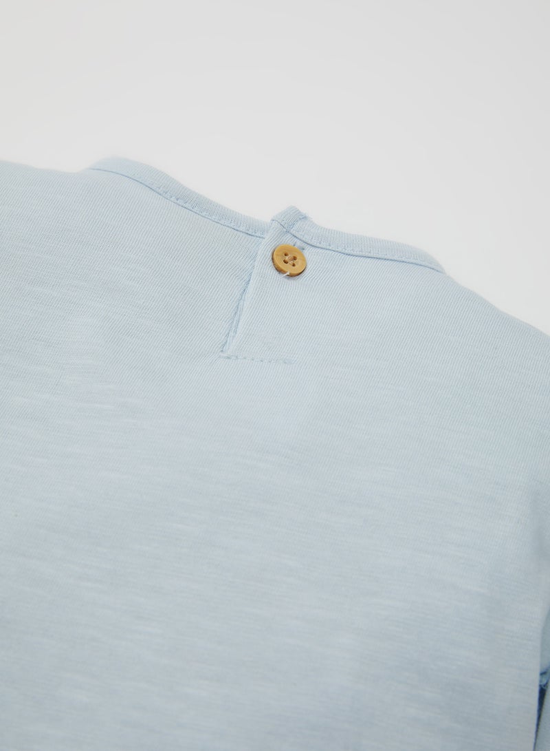 ديفاكتو رومبر قطن بدون أكمام بطبعة زرافة لهيب للمواليد - Image 3