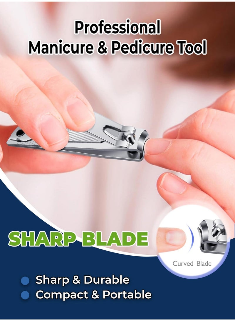 PetalClip Nail Cutter & Toenail Clipper – Heavy Duty Stainless Steel For Men Women, Sharp Precision Manicure Pedicure Thick Nails - Silver (1Pcs) - Image 4