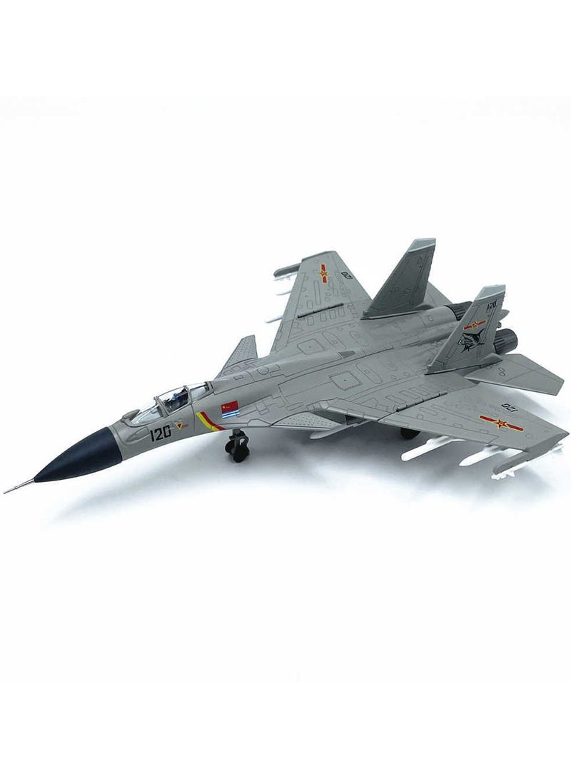 general 1:100 Chinese J-15 fighter J-15 carrier aircraft simulation alloy finished aircraft model ornament to send aircraft model enthusiasts, collectors gifts - Image 2
