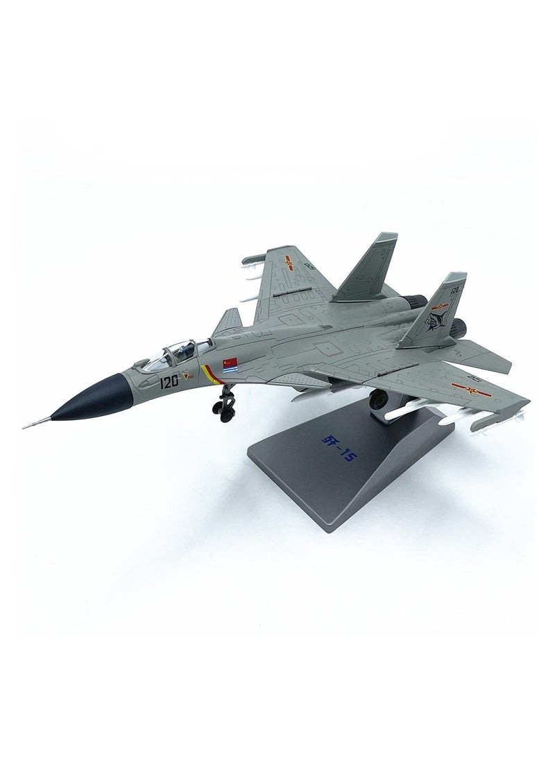 general 1:100 Chinese J-15 fighter J-15 carrier aircraft simulation alloy finished aircraft model ornament to send aircraft model enthusiasts, collectors gifts - Image 1