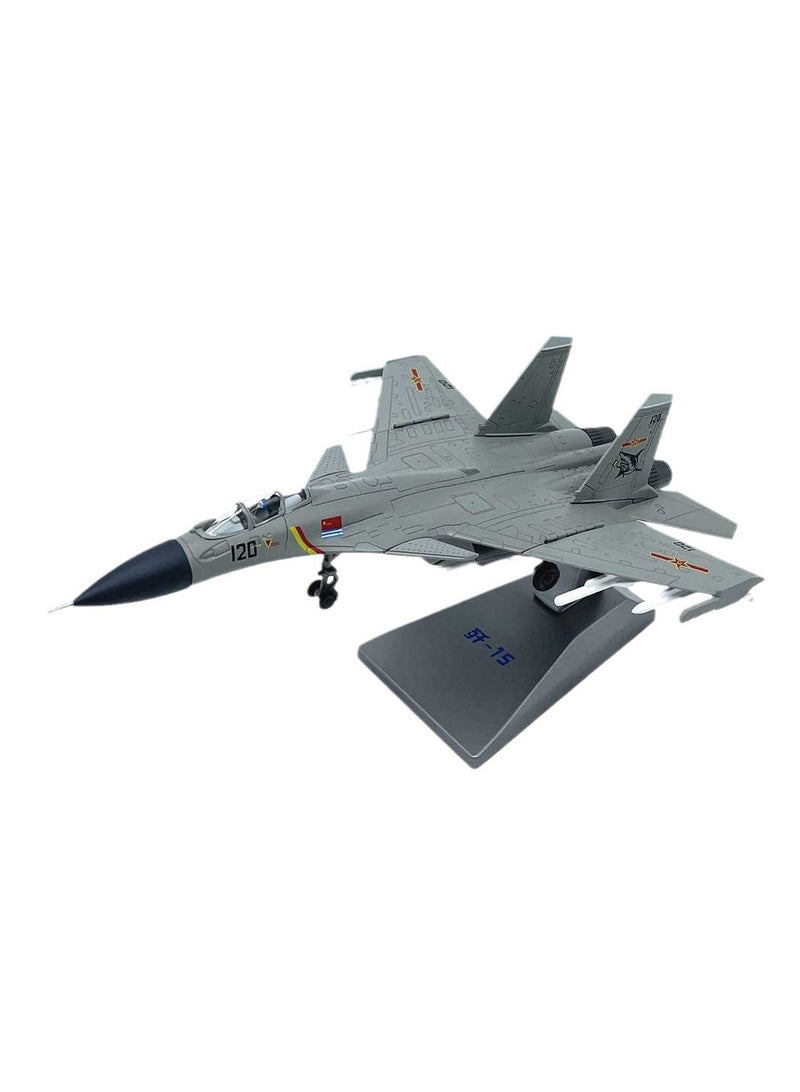 general 1:100 Chinese J-15 fighter J-15 carrier aircraft simulation alloy finished aircraft model ornament to send aircraft model enthusiasts, collectors gifts - Image 3