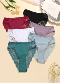 Eckek 3Pcs/set  Lace Panties Women Floral Briefs S-XL Ladies Underpants Low Waist Lace Underwear Female Lingerie 6 Colors  - Image 2
