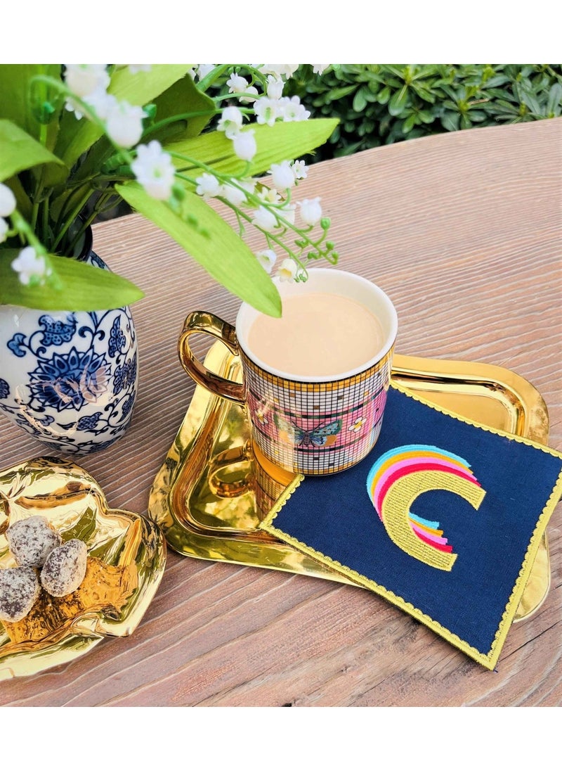 Ge Living Rainbow Letter ´´c´´ Cocktail Napkin (1 Piece)  - Image 4