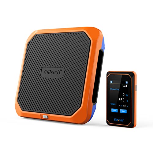 Elitech Smart Refrigerant Scale UltraThin Lightweight Wireless AC Charging Scale 220LB with Portable Hidden RemoteTouch Screen Extra Long Standby Reverse Charging SRL100