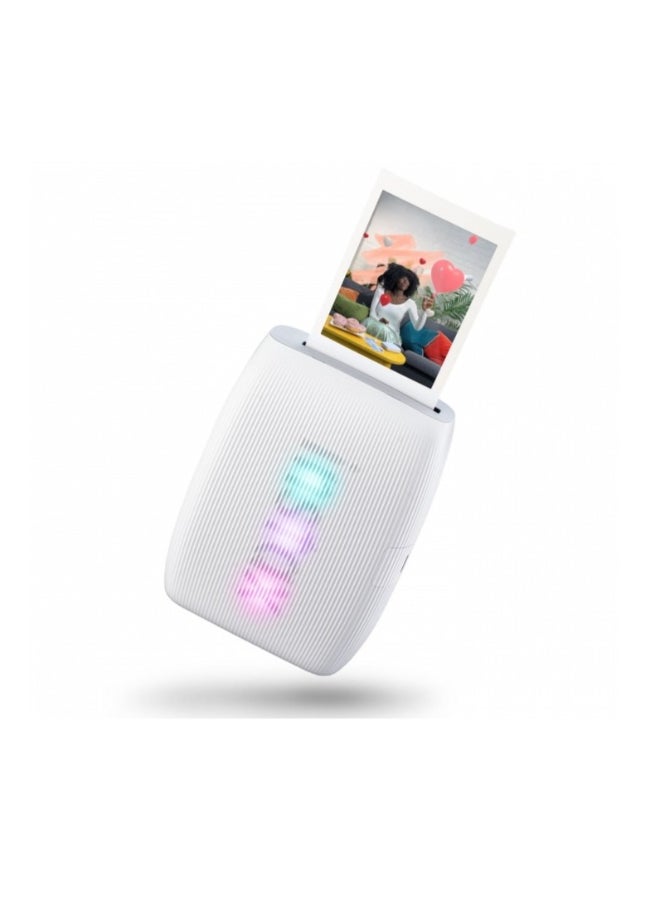 FUJIFILM Instax Mini Link 3 Smart Phone printer - White Bundle With Mini Instant Film 10 Sheet White - Image 2