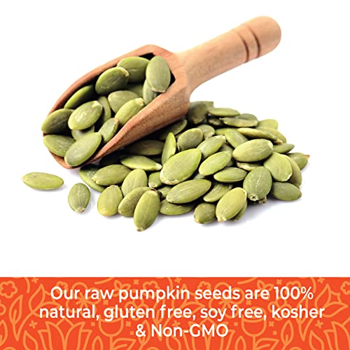 Herbaila Pumpkin Seeds Raw Unsalted 2 lbs Pepitas Raw Pumpkin Seeds Unsalted Pumpkin Seed Shelled Pumpkin Seeds Unsalted All Natural NonGMO Shelled Raw Pepitas Pumpkin Seeds 32oz - Image 5
