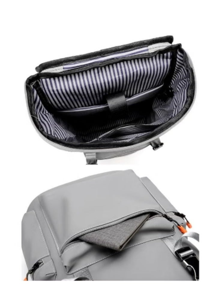 DUNISO Men’s Functional - Style Backpack | Large Capacity + Charging Design, Trendy and Practical - Image 5