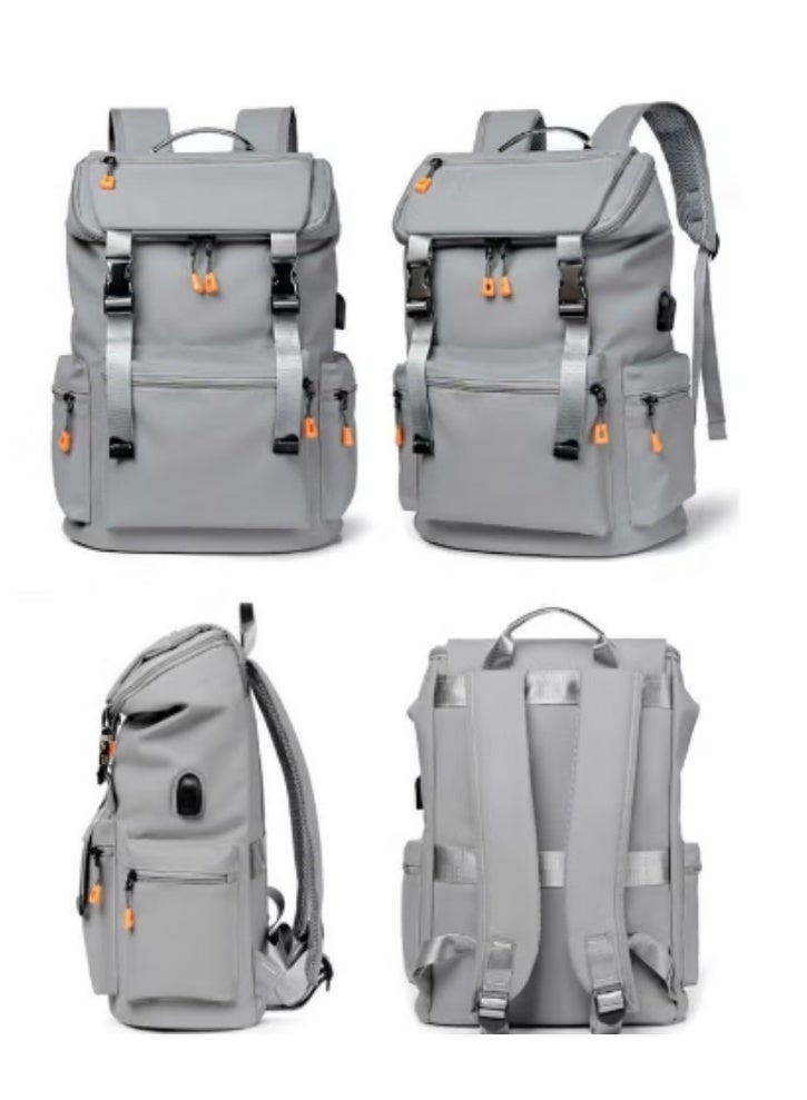 DUNISO Men’s Functional - Style Backpack | Large Capacity + Charging Design, Trendy and Practical - Image 4