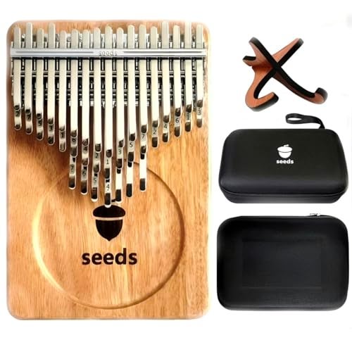Seeds Kalimba Thumb Piano 41 Keys Chromatic C-Tuned Thumb Piano Okoume wood Flat Board ultra-lightweight Portable Mbira Finger Piano(LATEST VERSION) - Image 1