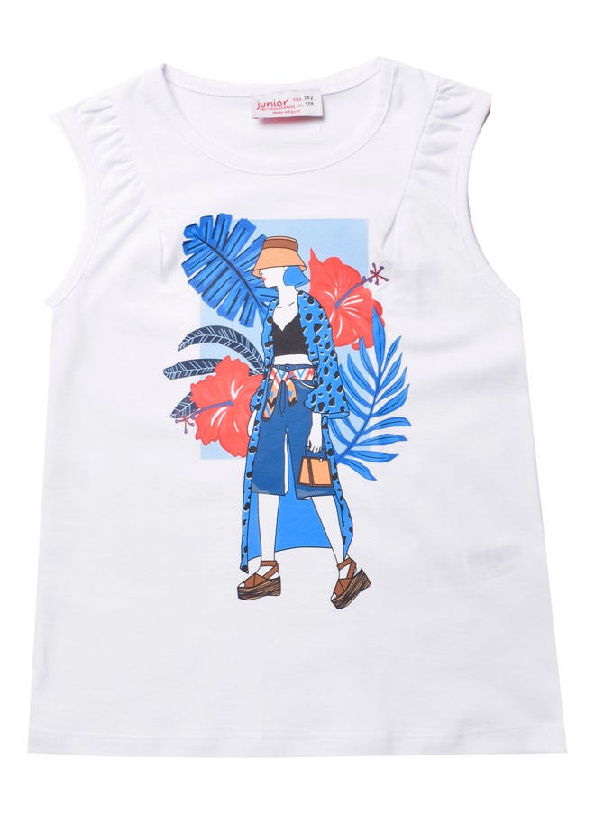 Junior - High Quality Cotton Blend and comfy  Blouse - Image 1