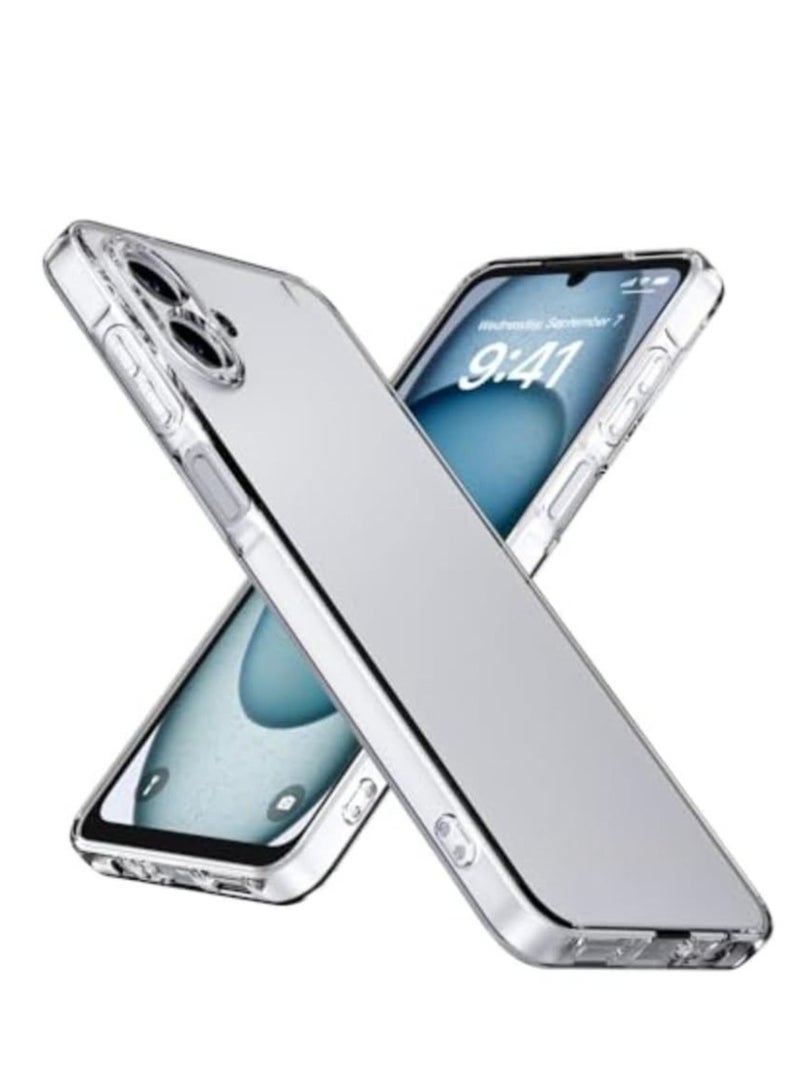 جراب شفاف لهاتف Samsung Galaxy A07 4G، جراب ناعم من مادة TPU، نحيف، مقاوم للصدمات، جراب شفاف