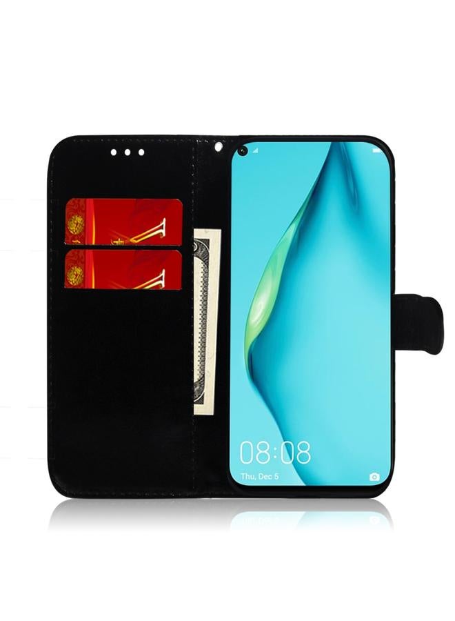 اس-توب جراب لهاتف Huawei nova 7i بلون سادة ومشبك مغناطيسي ملون من جلد البولي يوريثان مع حامل وفتحات للبطاقات ومحفظة وحبل - Image 5