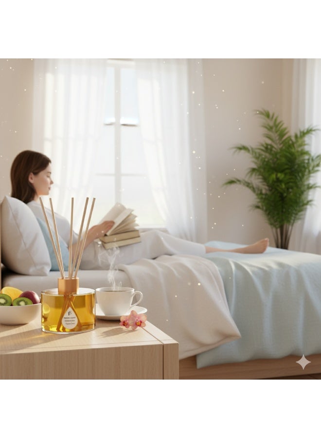 PURELY SCENT Tropical Fruit Diffuser – 150ML Luxury Scented Oil Diffuser – Long Lasting Home Fragrance with Essential Oils – Elegant Decor & Gift Idea - Image 3