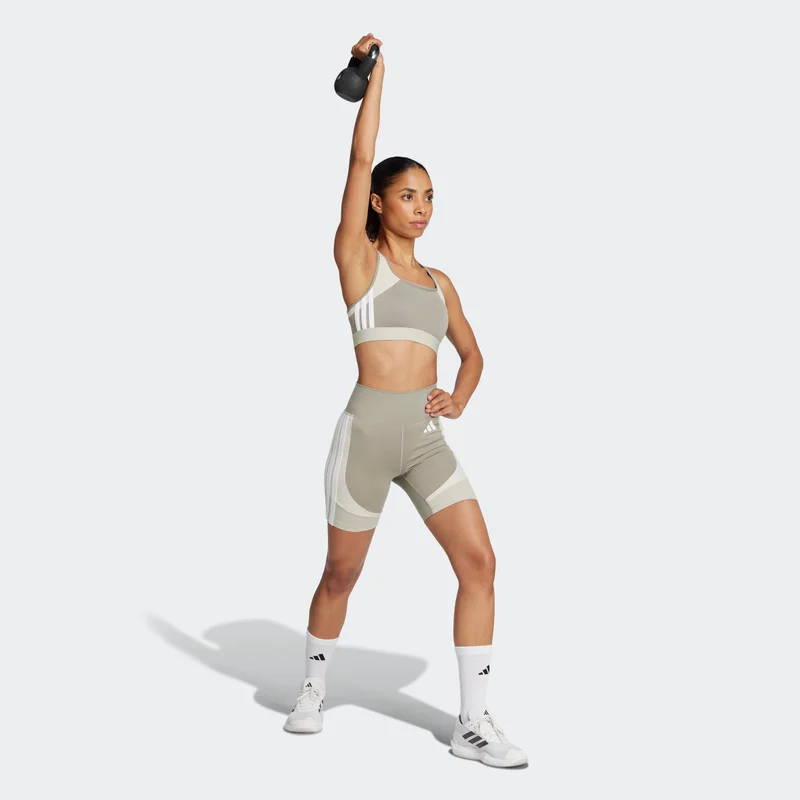 Adidas 7" Optime Essentials Stash Pocket Shorts Leggings