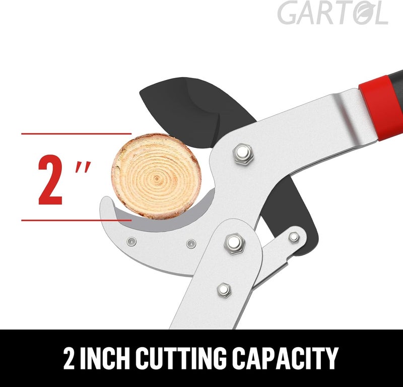 GARTOL Anvil Lopper, 29″ Heavy Duty Tree Branch Cutter (2″ Cutting Capacity), Compound Action for Effortless Cutting | Ergonomic Non-Slip Handles | Ideal for Tree Trimming & Garden Maintenance - Image 5