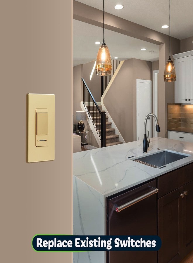 TOPGREENER TGDMDS-120 Dimmer Switch - Gold - Image 5