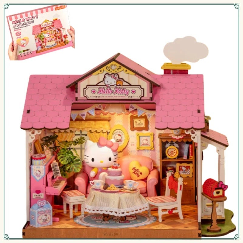 رولايف مجموعة مكعبات بناء 2026 New Rolife Happy Party DIY Hut Assembled Building Blocks Miniature Toys for Girls' Festival Gifts, 04 - Image 2