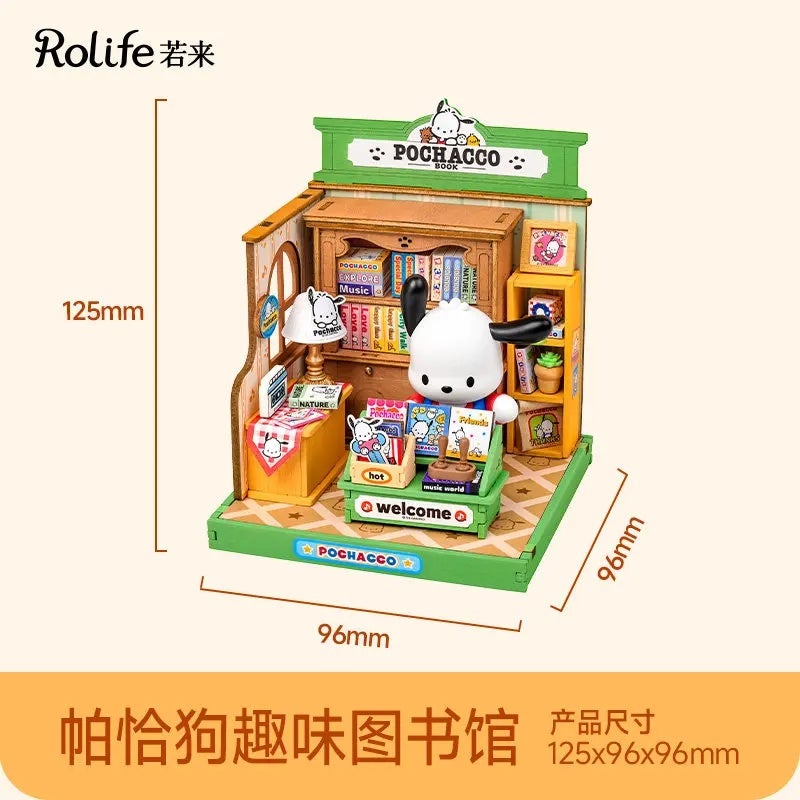 رولايف مجموعة مكعبات بناء 2026 New Rolife Happy Party DIY Hut Assembled Building Blocks Miniature Toys for Girls' Festival Gifts, 04 - Image 1