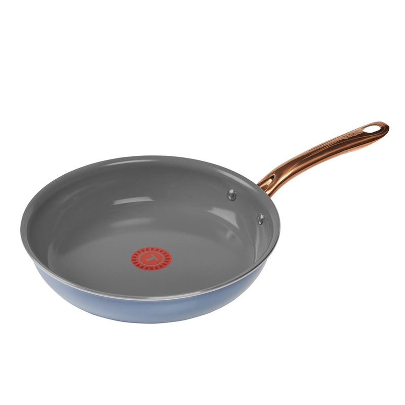T-fal Preserve Ceramic Non-Stick, 2 Piece Frypan Set, 8.5 Inch and 11 Inch, Ocean Blue, C495S263 - Image 3