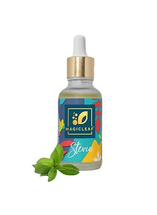 Magic Leaf - Stevia Leaf Extract Sugar-Free Stevia Drops, Stevia Sachets & Stevia Powder, Zero Carb, No Sugar, Zero Calorie - Combo Pack Of 3 (30 Ml Drops, 100 Sachets & 250 Gm Powder) - Image 1
