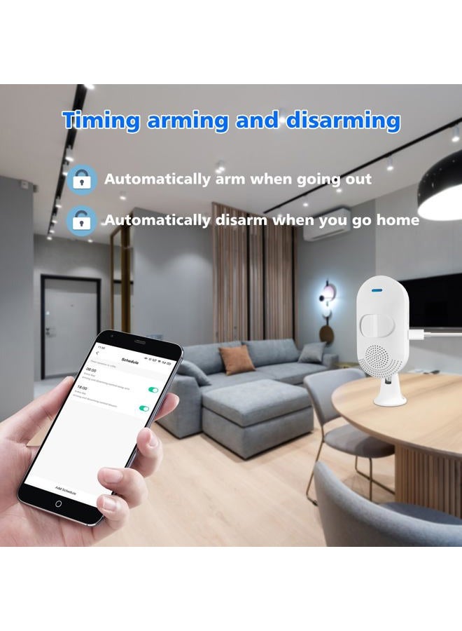 Gaoducash Smart PIR Motion Sensors: WiFi Motion Detector with Temperature and Humidity Sensor,Movement Detector with USB Charge,Compatible with Alexa,Google Home,for Smart Home Automation. - Image 3